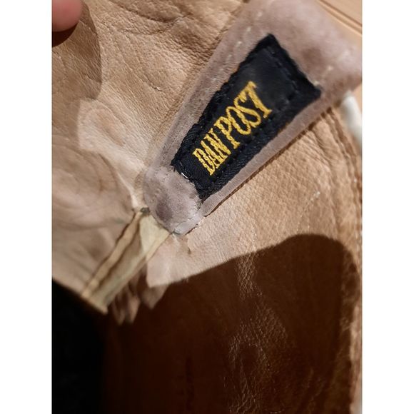 Rare Vintage Dan Post Womens Western Python Snakeskin Boots Sz 7.5M - Picture 11 of 16